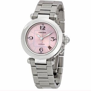 Authentic Cartier Pasha C Big Date 35MM Pink Dial